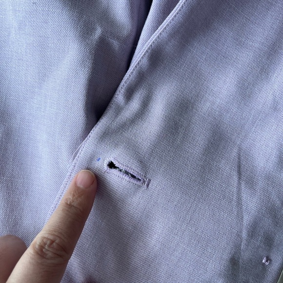 NWT ZARA Lilac Tailored Double-Breasted Blazer | XS - Picture 15 of 16